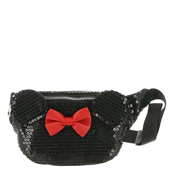Loungefly Handbags - Loungefly x Minnie Mouse Sequin Fanny Pack